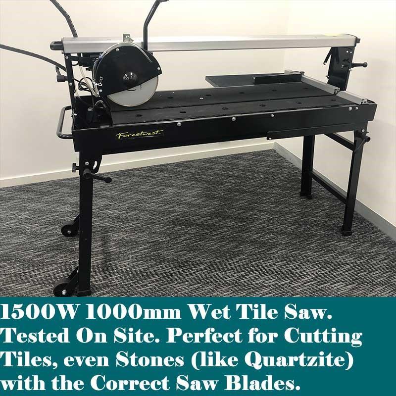 2HP 40" Wet Tile Saw With 10" Diamond Tipped Blade