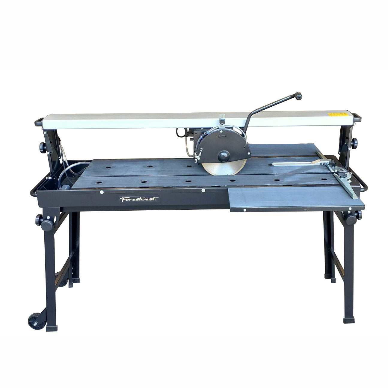 2HP 50" Electric Wet Tile Saw With 10" Diamond Tipped Blade and Double Work Table